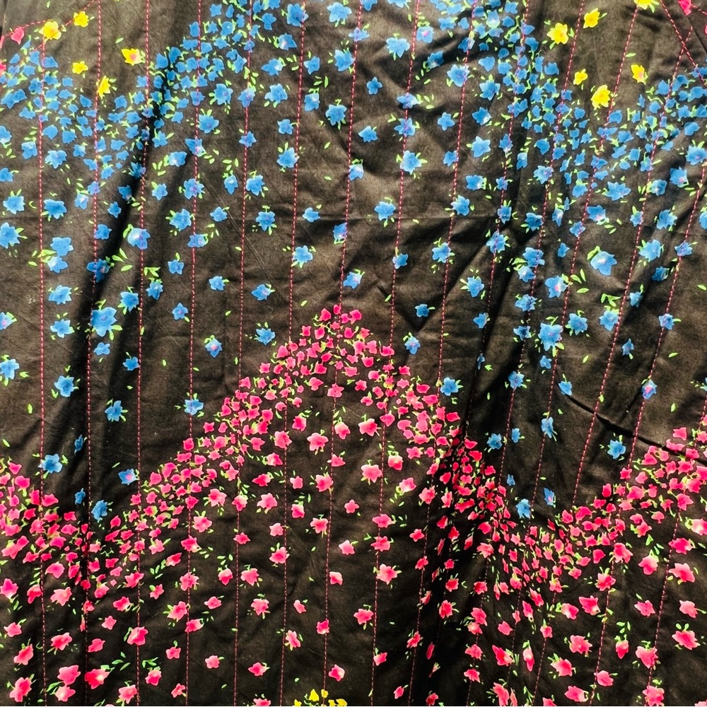 PHOOL Cotton Quilted Jacket Cascade Collar Floral Plus Size NWT - Picture 9 of 13